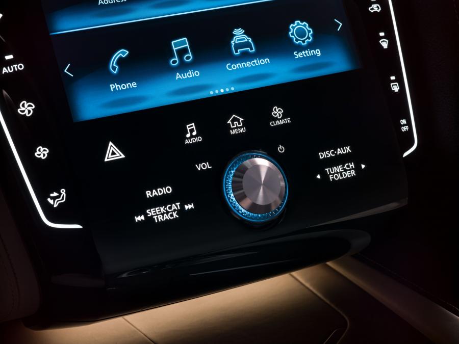 Детали интерьера Infiniti QX50 Concept 2017 года  (фото 37 из 46)